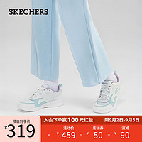 SKECHERS 斯凯奇 女子绑带运动休闲鞋896272 白色/多彩色/WMLT 36.5