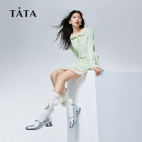 TATA 他她 任敏同款 高跟玛丽珍鞋 7ACC1AQ4