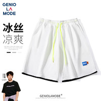 Semir 森马 短裤男韩版宽松运动休闲风五分裤简约系带百搭夏季裤子