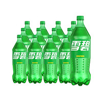 Coca-Cola 可口可乐 柠檬味雪碧1L*12瓶碳酸饮料大瓶装夏日畅饮汽水整箱包邮