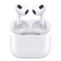 Apple 苹果 AirPods 3 MagSafe充电盒版 半入耳式真无线蓝牙耳机 白色