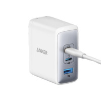 Anker 安克 100W氮化镓充电器GaN2三口快充套装大功率适用iPhone15华为联想三星小米笔记本含数据线