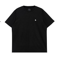 JACK&JONES 杰克琼斯 夏季万能T恤舒适纯色秋冬季打底衫 黑色