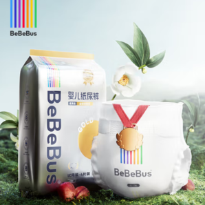 BeBeBus 金标茶树精华纸尿裤试用装M4片（6-11kg）