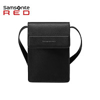 Samsonite 新秀丽 斜挎包男士商务单肩包时尚胸包多功能手机包QK1