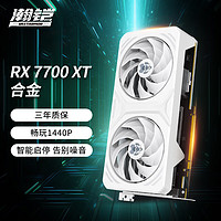 VASTARMOR 瀚铠 AMD Radeon RX 7700 XT 白色合金 12GB + 致态Ti7100 512G 硬盘 套餐