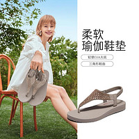 SKECHERS 斯凯奇 女士一字带凉鞋 119770-TPE