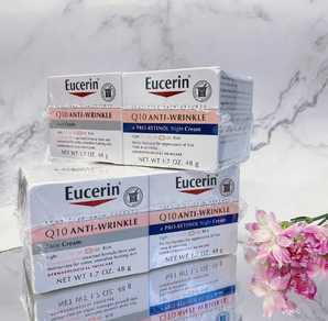 Eucerin 优色林 舒缓紧肤抗皱保湿日霜+晚霜套装（含Q10辅酶）48g*2瓶