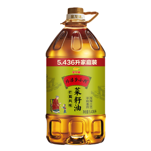 金龙鱼外婆乡小榨巴蜀风味菜籽油5.436L