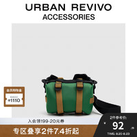 URBAN REVIVO 男士户外机能撞色斜挎包 UAMB40069