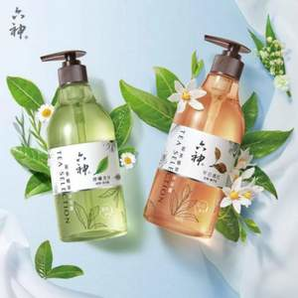 六神 茗茶植萃沐浴露475mL*2瓶