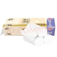 Breeze 清风 无芯卷纸 马蹄莲4层83克*12卷 新老品交替发