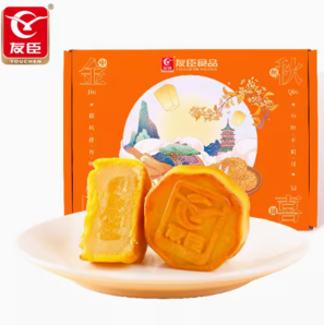 YOUCHEN 友臣 榴莲软心月饼礼盒 360g*1盒装