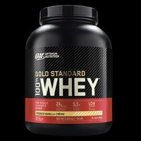 OPTIMUM NUTRITION 奥普帝蒙 ON 金标乳清蛋白粉 增肌塑型 高蛋白 分离为主 香草味77%高蛋白 2磅 香草冰激凌味