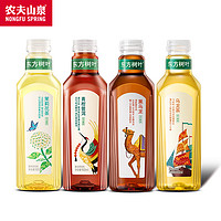 NONGFU SPRING 农夫山泉 东方树叶无糖茶饮料900ml*6大瓶青柑普洱茶黑乌龙茶花茶