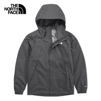 THE NORTH FACE 北面 冲锋衣ICON元素山系户外登山露营夹克 0UZ-灰色 3XL/190