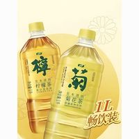 C'estbon 怡宝 柠檬茶1L1升1000ml 怡宝菊花茶 6瓶装