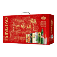 TSINGTAO 青岛啤酒 送礼组合装）啤酒分享礼盒355ml*2瓶+500mL*8罐