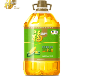 福临门 非转基因 压榨玉米油 6.18L