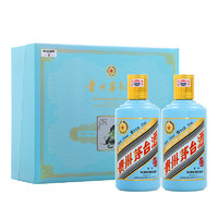 MOUTAI 茅台 生肖纪念 庚子鼠年 酱香型白酒 53度 375ml*2瓶 礼盒装