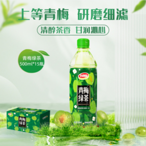 达利园 青梅绿茶果味茶饮料 500ml*15瓶