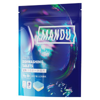 Mandu 蔓珠 洗碗块多效合一适用于嵌入式洗碗机18g*30片强力去除各种油污