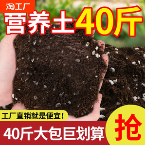 营养土养花通用专用种菜土壤种植土绿植物多肉家用盆栽种花土发酵