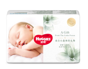 20点！HUGGIES 好奇 小森林心钻装纸尿裤拉拉裤NB4片