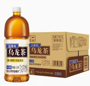 88VIP！SUNTORY 三得利 茶饮料1.25L*6