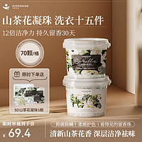 EVERSHINE 山茶花洗衣凝珠五合一 5D洗衣凝珠山茶花-留香版*70颗