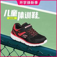 SKECHERS 斯凯奇 GO RUN 400 PROXO 男童休闲运动鞋 97680L/BKRD 黑色/红色 36码