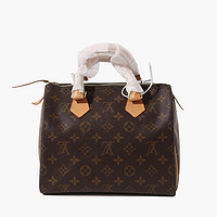 LOUIS VUITTON 路易威登 中古95新LV/路易威登手提包speedy老花肩带/植鞣革更新