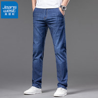 JEANSWEST 真维斯 牛仔裤男 休闲长裤蓝色