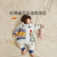 babycare 宝宝加厚加绒恒温分腿睡袋