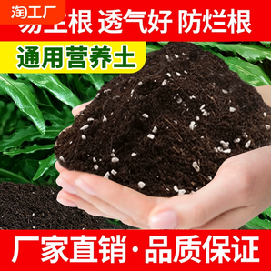 营养土养花通用型种菜专用种花土壤多肉家用盆栽种植花土发酵疏松