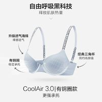 VICTORIA'S SECRET 全新小冰杯3.0Logo字母肩带薄模杯文胸