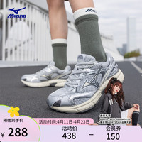 Mizuno 美津浓 运动鞋透气慢跑鞋子男女缓震舒适跑步鞋 17/星河银 38