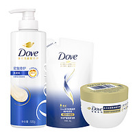 Dove 多芬 密集滋养洗发水 500g+200g+发膜50g