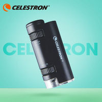 CELESTRON 星特朗 120倍便携式手持显微镜望远镜学生儿童带LED照明便携式