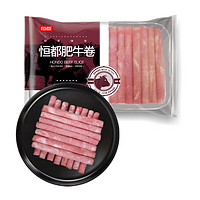 HONDO 恒都 国产原切精选牛肉卷500g*4 冷冻 谷饲牛肉 牛前腿肉