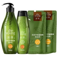 seeyoung 滋源 控油去屑洗发水无患子 300g+670ml