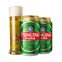 TSINGTAO 青岛啤酒 经典（1903）10度330ml*24听 整箱装 新老包装随机发 中秋节送礼