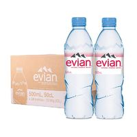 百亿补贴！evian 依云 天然矿泉水500ml*24瓶