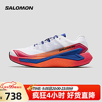 salomon 萨洛蒙 男款 户外运动舒适透气稳定轻量路跑跑步鞋 DRX BLISS ISD 火龙红 474674