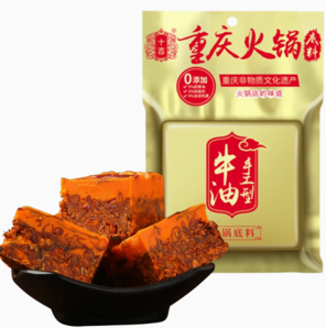 十吉 手工牛油火锅底料 500g*1袋