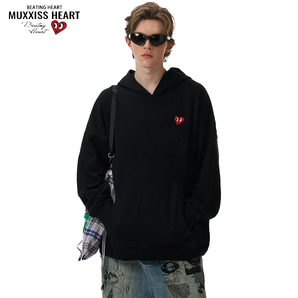 MUXXISS HEART/麦克斯桃心  联名重磅新款 情侣潮牌连帽卫衣