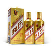 MOUTAI 茅台 王子酒金王子 53度酱香型白酒 宴请送礼 53%vol 500mL 2瓶 金王子2瓶