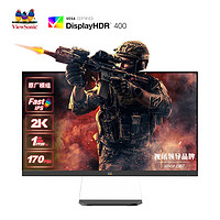 ViewSonic 优派 VX2781-2K-PRO 27英寸 IPS G-sync FreeSync 显示器（2560×1440、170Hz、99%sRGB、HDR400）