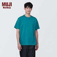 MUJI 無印良品 无印良品 男士圆领短袖T恤 天竺编织 夏季新品