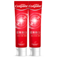 Colgate 高露洁 密集焕白美白牙膏清爽薄荷味 120g*2支